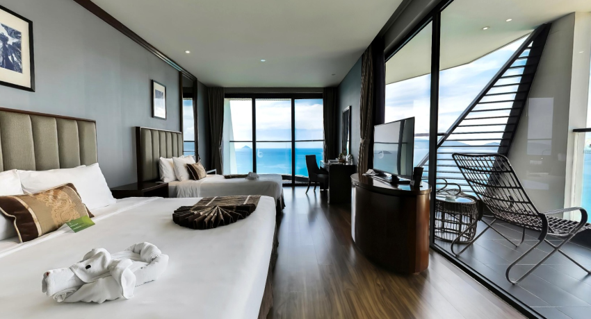 Phòng Pacific Triple View Thành Phố Và Vịnh Biển Nha Trang